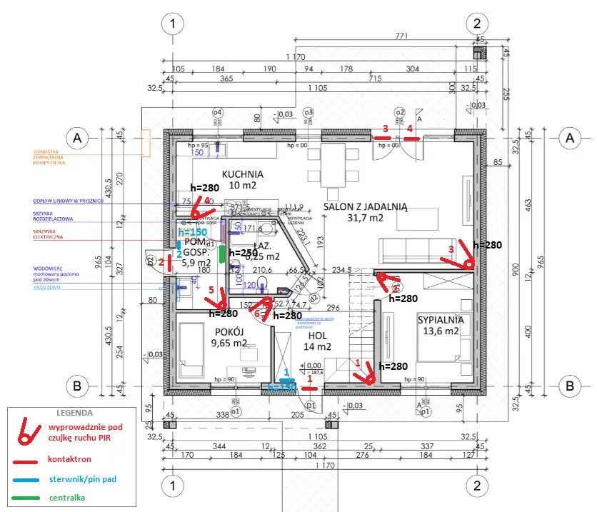 Jak rozmieścić czujki alarmu w domu? Zabezpiecz się jak ekspert!