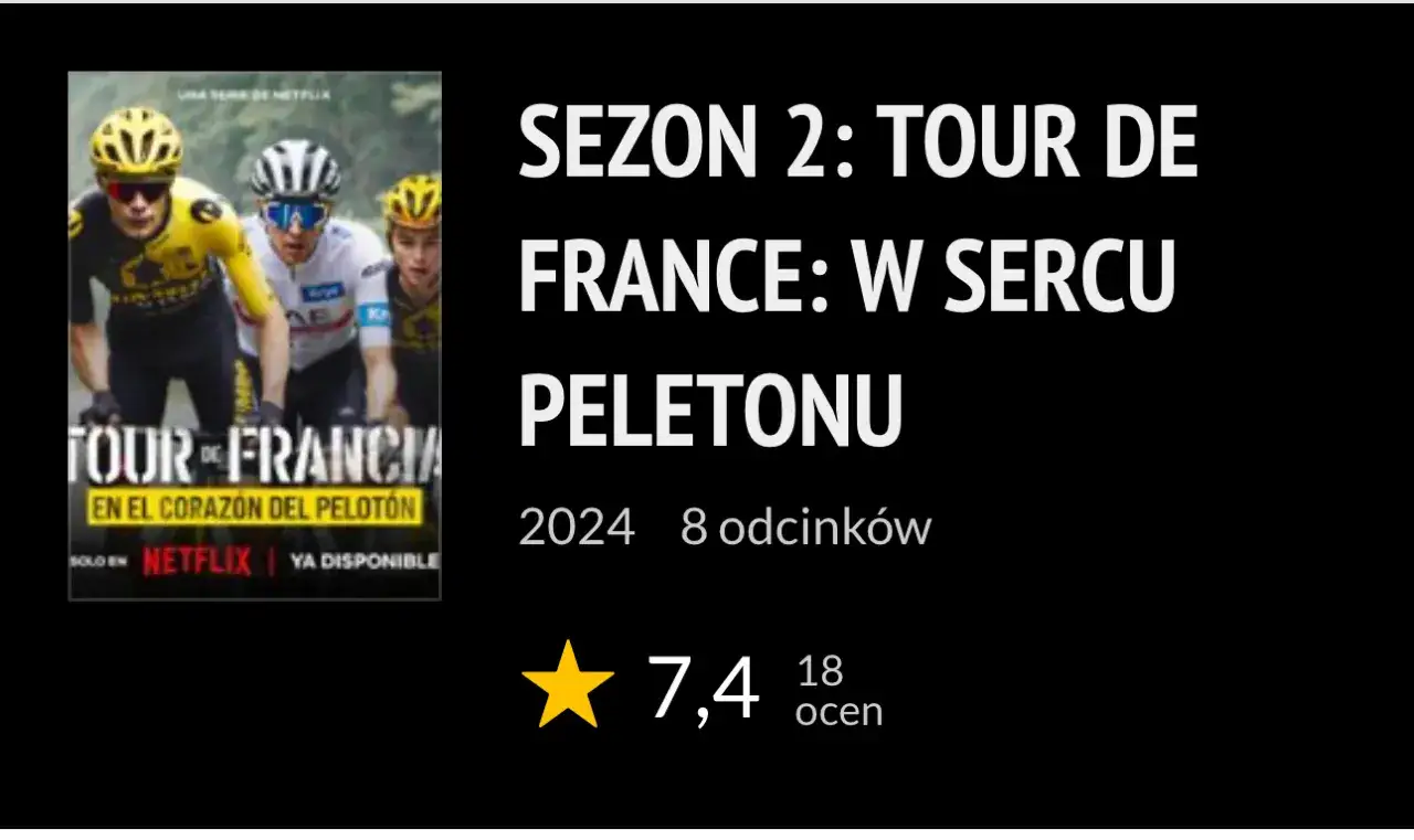 Tour de France: W Sercu Peletonu - recenzja serialu z mojej perspektywy