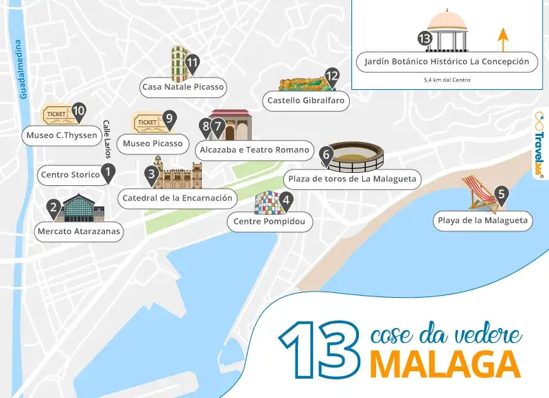 Malaga: Guida Completa Attrazioni, Musei, Spiagge e Consigli