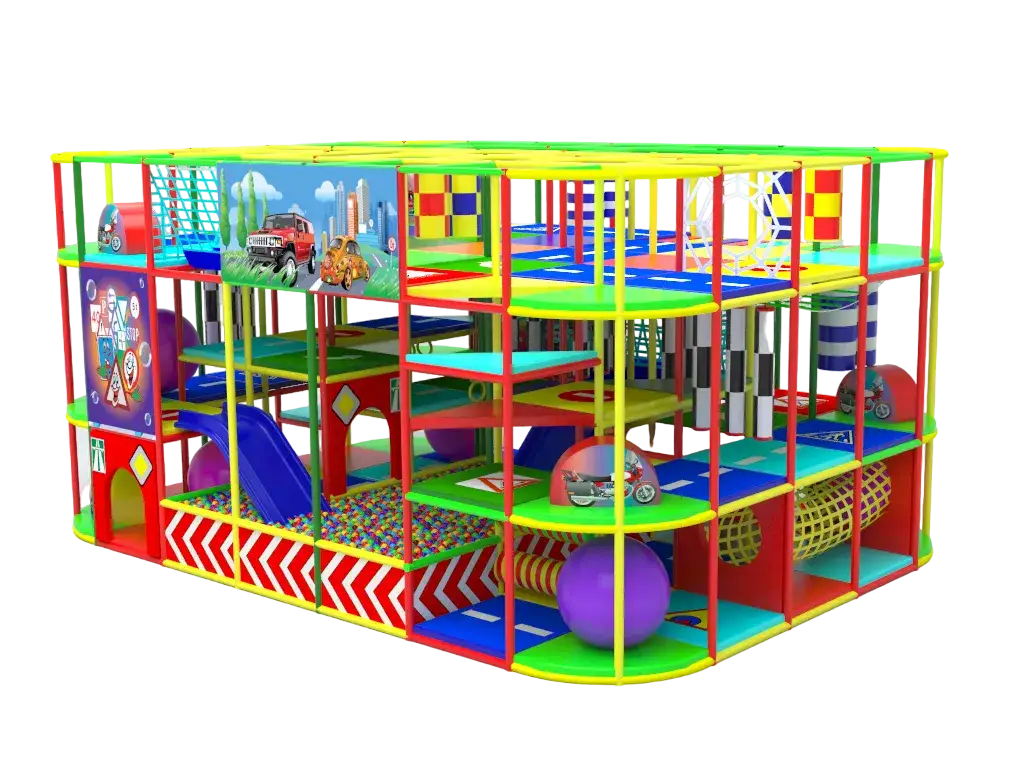 Bezpieczny małpi gaj zewnętrzny – idealne miejsce do zabawy dla dzieci