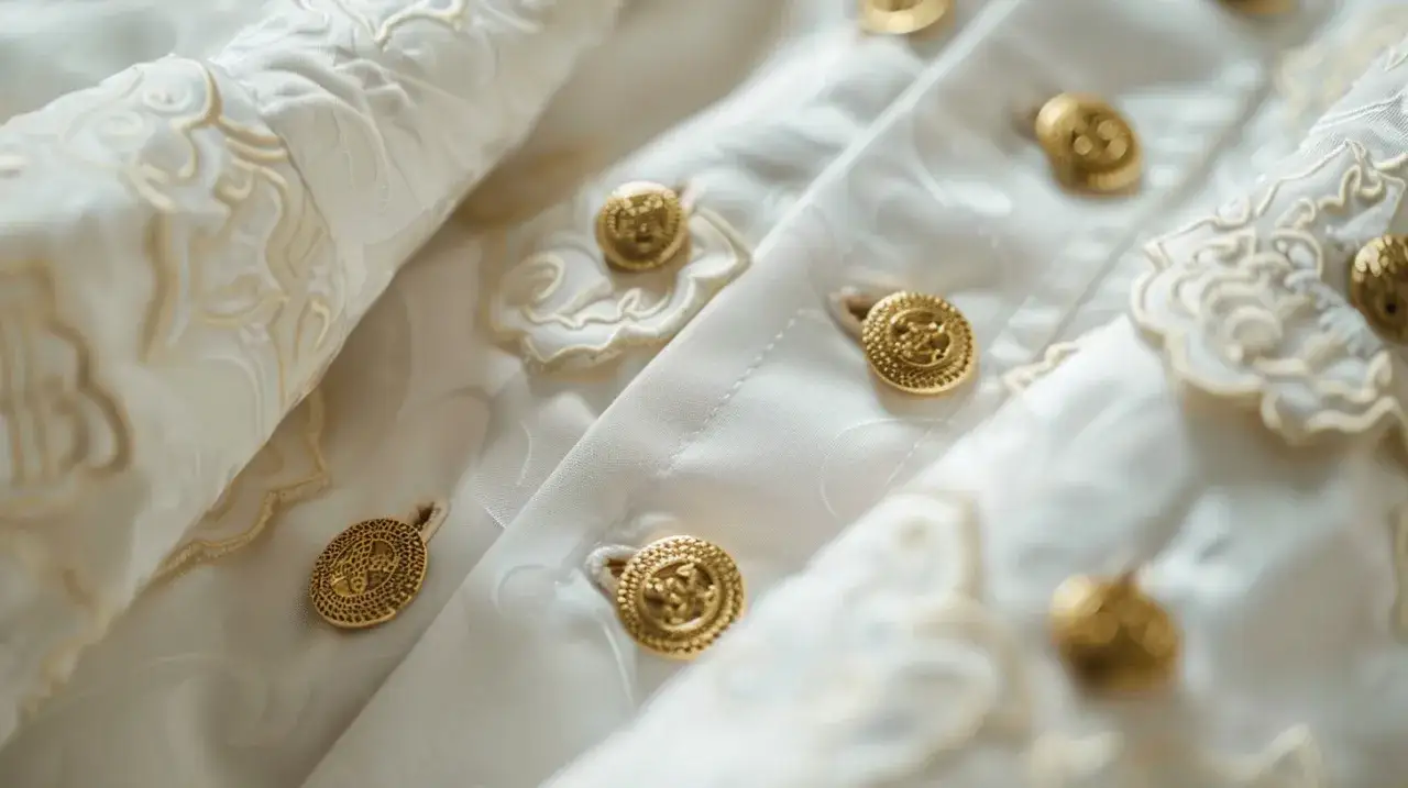 Koszula z ozdobnymi guzikami - małe detale o wielkim znaczeniu