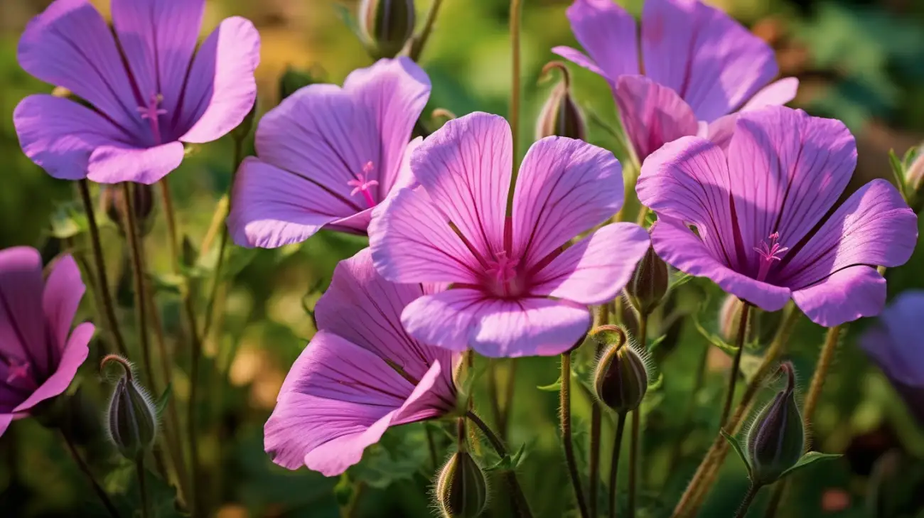 Bylina o Fioletowych Kwiatach - Kwiaty Ogrodowe Byliny