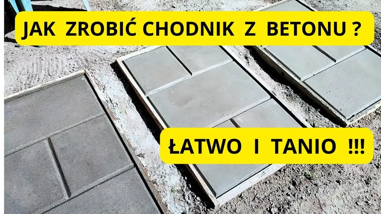 Jak zrobić chodnik z betonu - uniknij typowych błędów i oszczędzaj czas