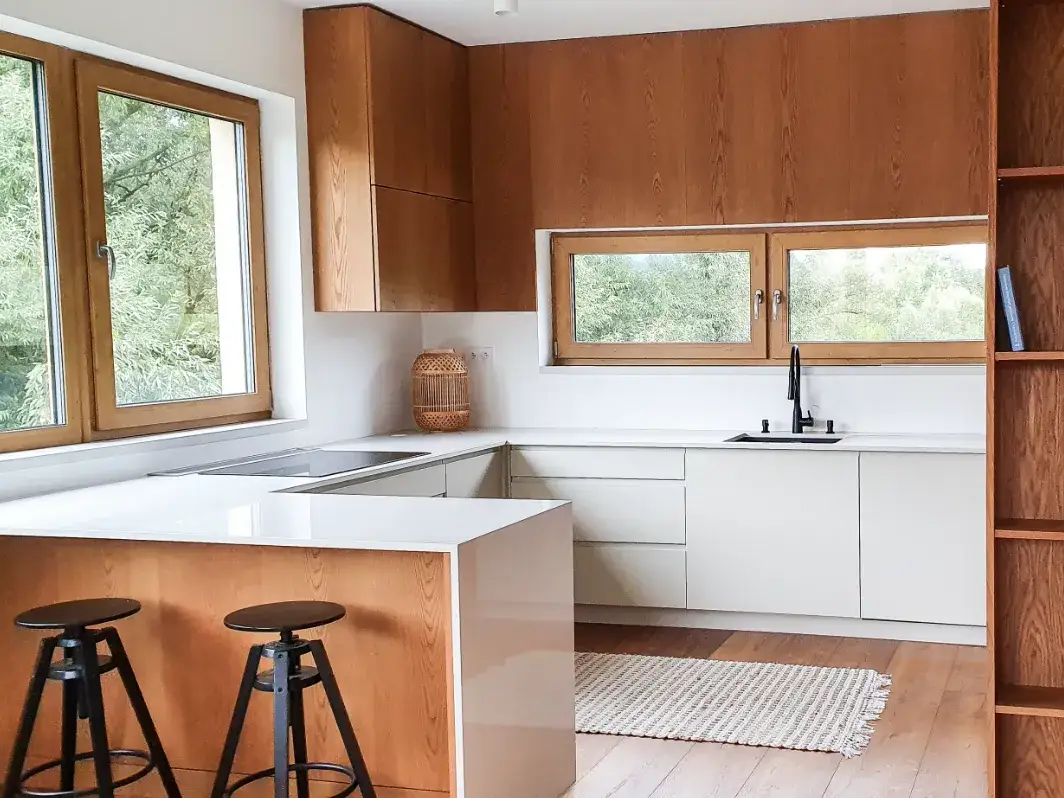 Biały blat kuchenny konglomerat - trwałość i elegancja w kuchni