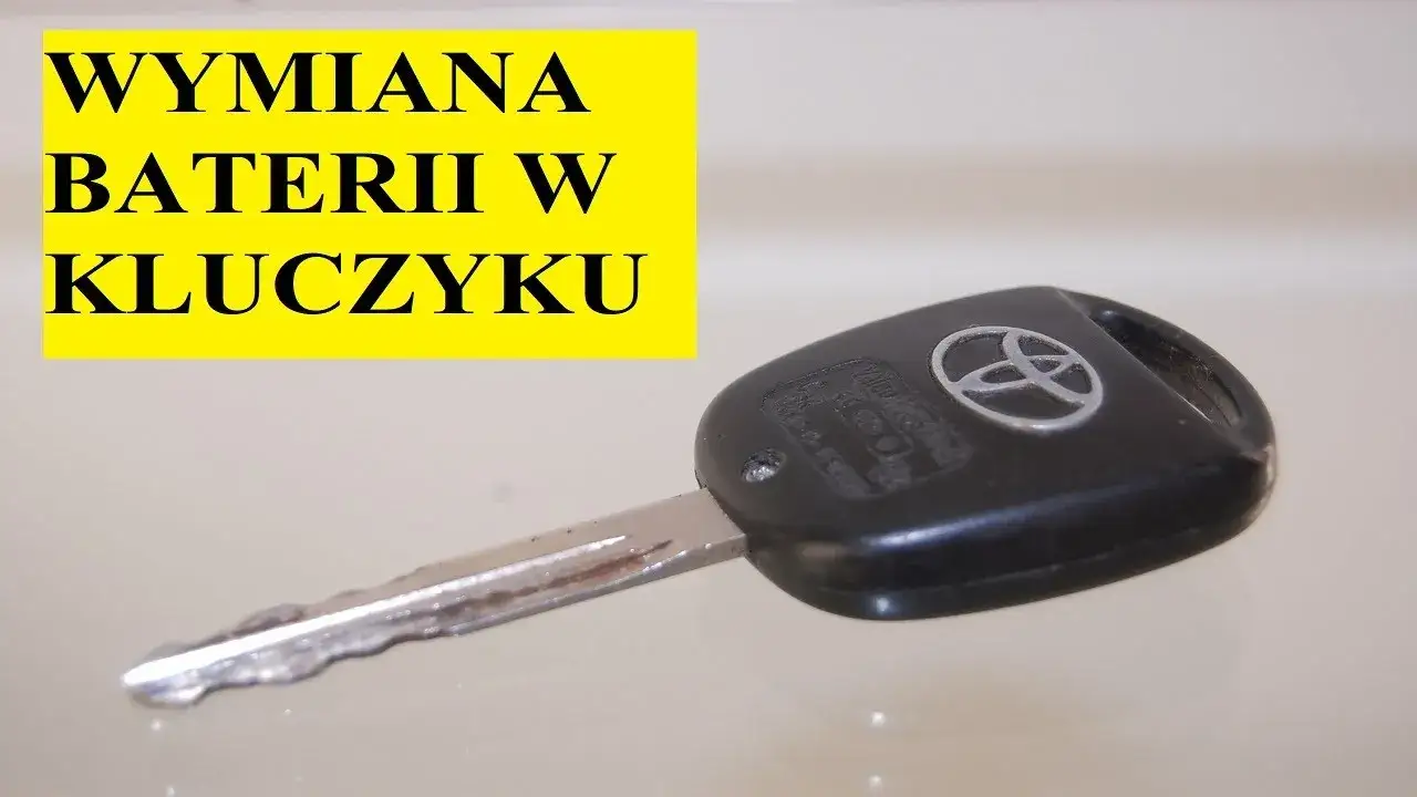 Wymiana baterii w kluczyku Toyota Yaris - proste kroki, aby uniknąć problemów