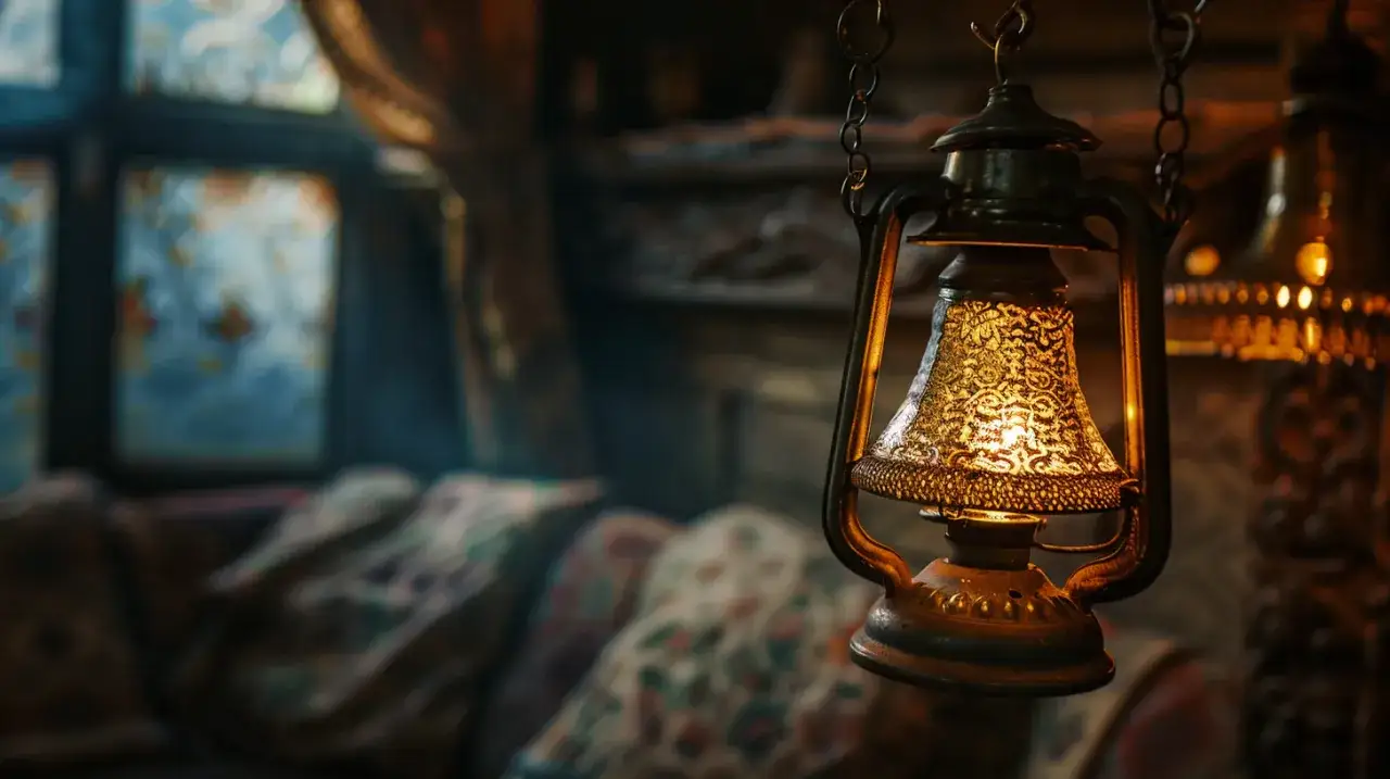 Lampa oliwna wisząca – jakie są zalety lampy oliwnej wiszącej?