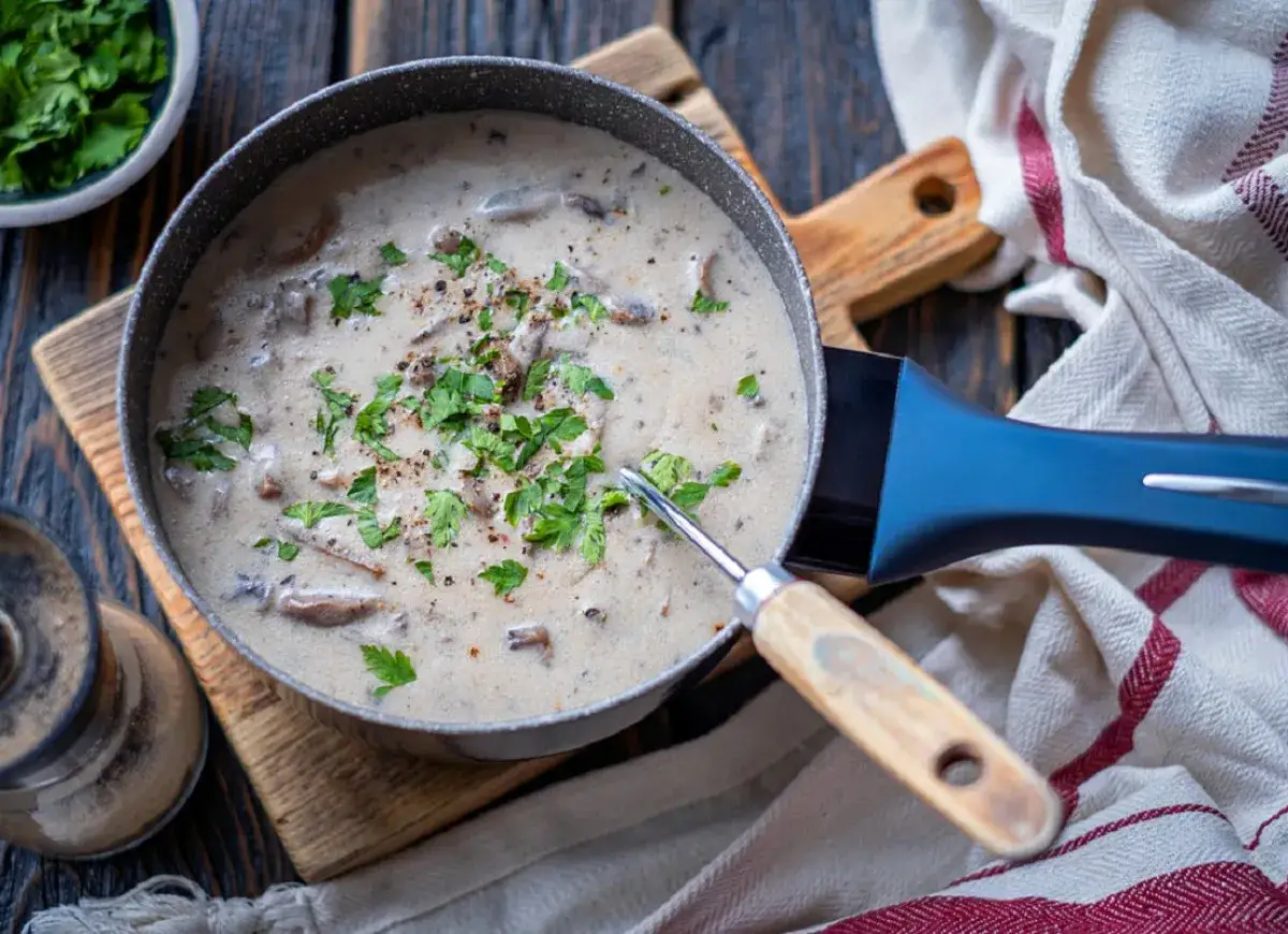 Sos grzybowy z suszonych grzybów: przepis krok po kroku