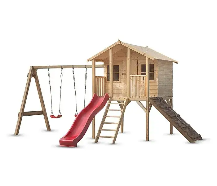 O ile większa jest powierzchnia placu zabaw dla starszych dzieci?