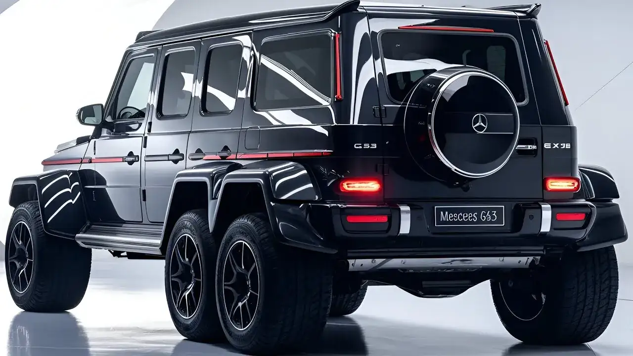 G Class Mercedes 6x6 - niesamowite osiągi i luksus w terenie