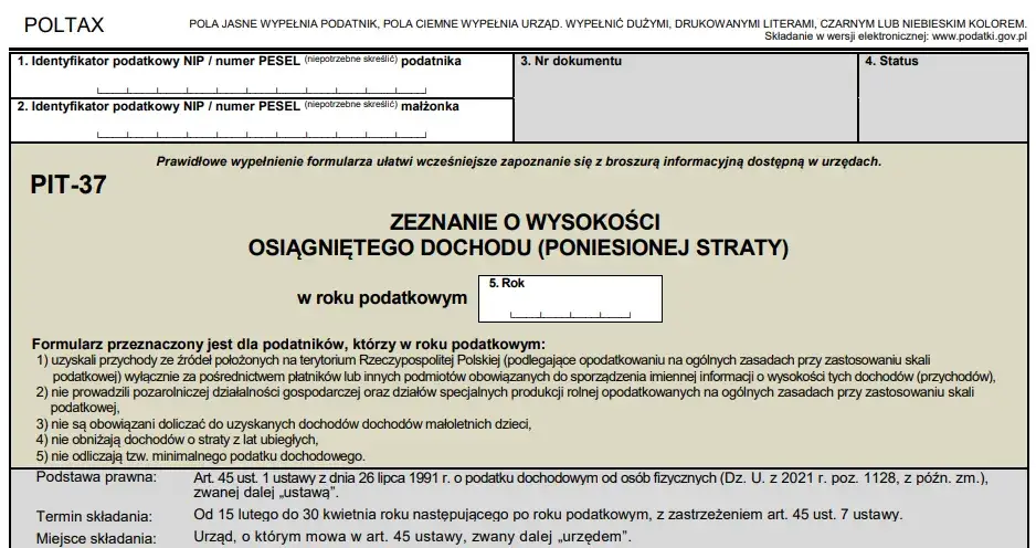 Jak rozliczyć PIT 37 przez internet? Prosty sposób na uniknięcie błędów