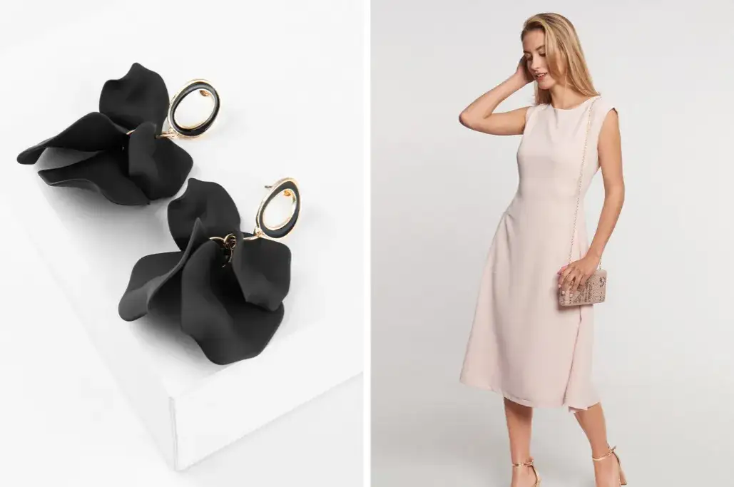 Jakie kolczyki do pudrowej sukienki, aby wyglądać olśniewająco?