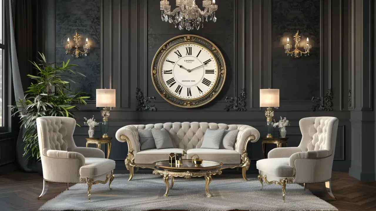 Czy duży zegar glamour jest idealnym dodatkiem do Twojego wnętrza?