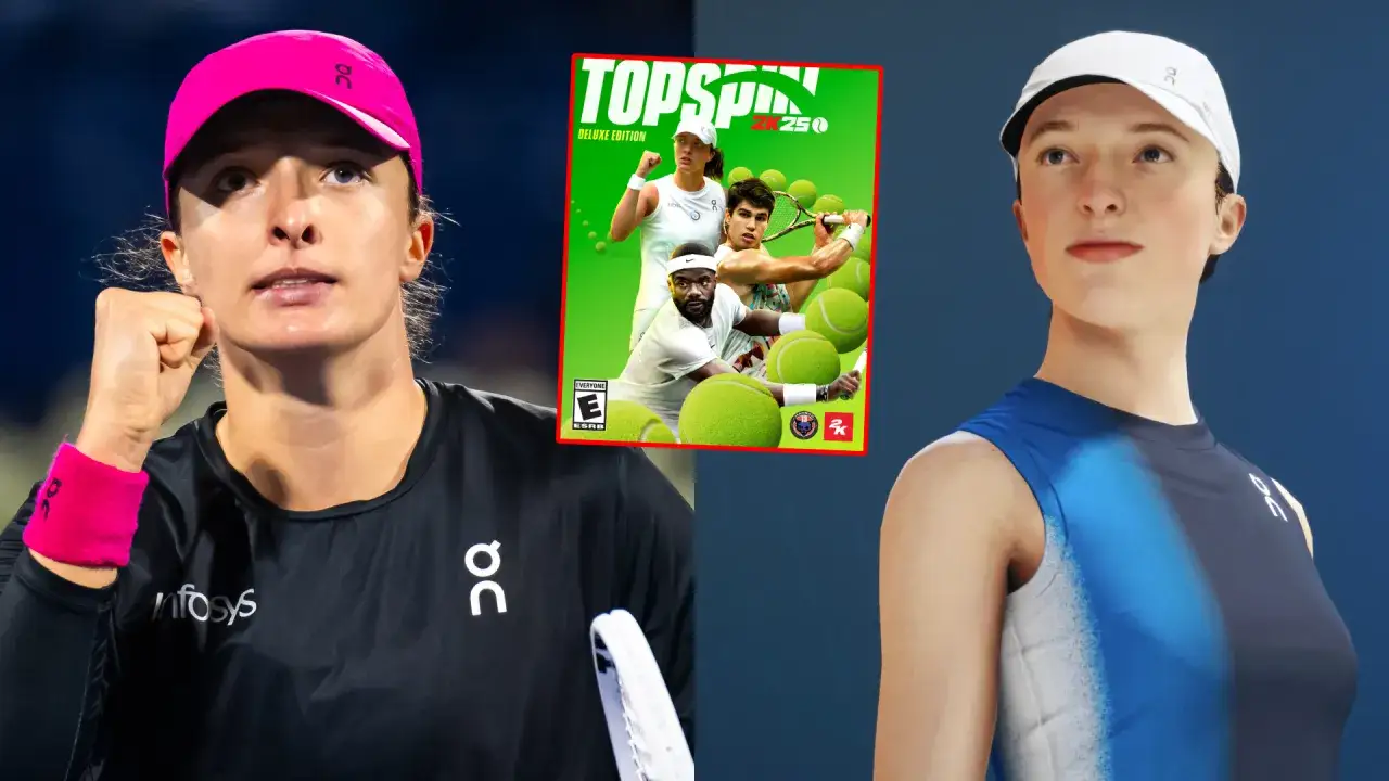 Iga Świątek w TopSpin 2K25. Moje pierwsze spotkanie z nią