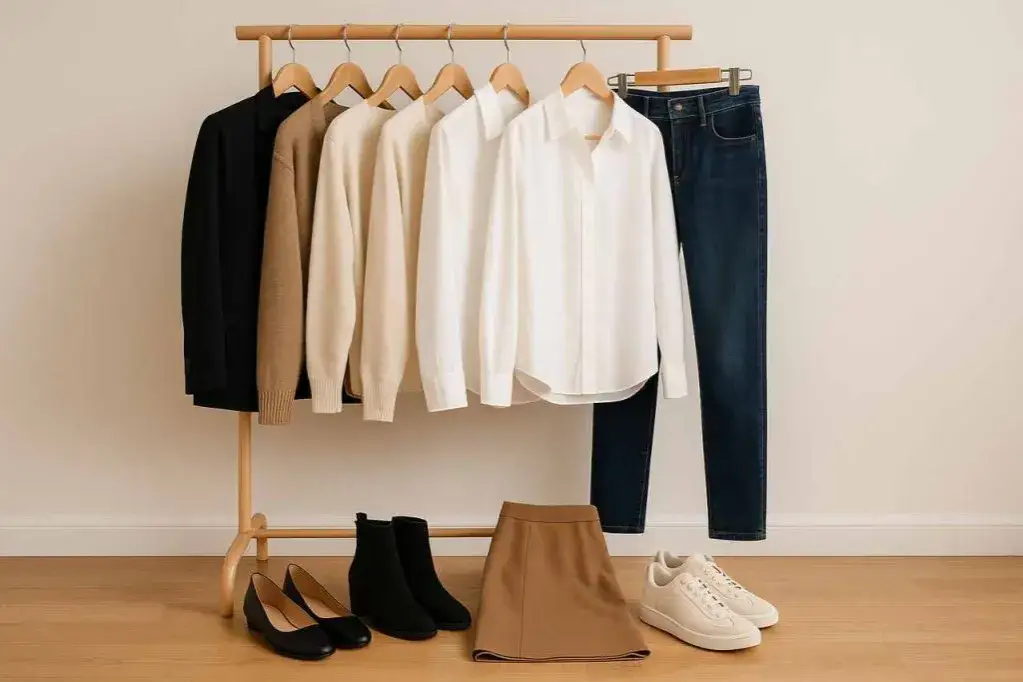 Styl basic: jak zbudować uniwersalną szafę? Poradnik