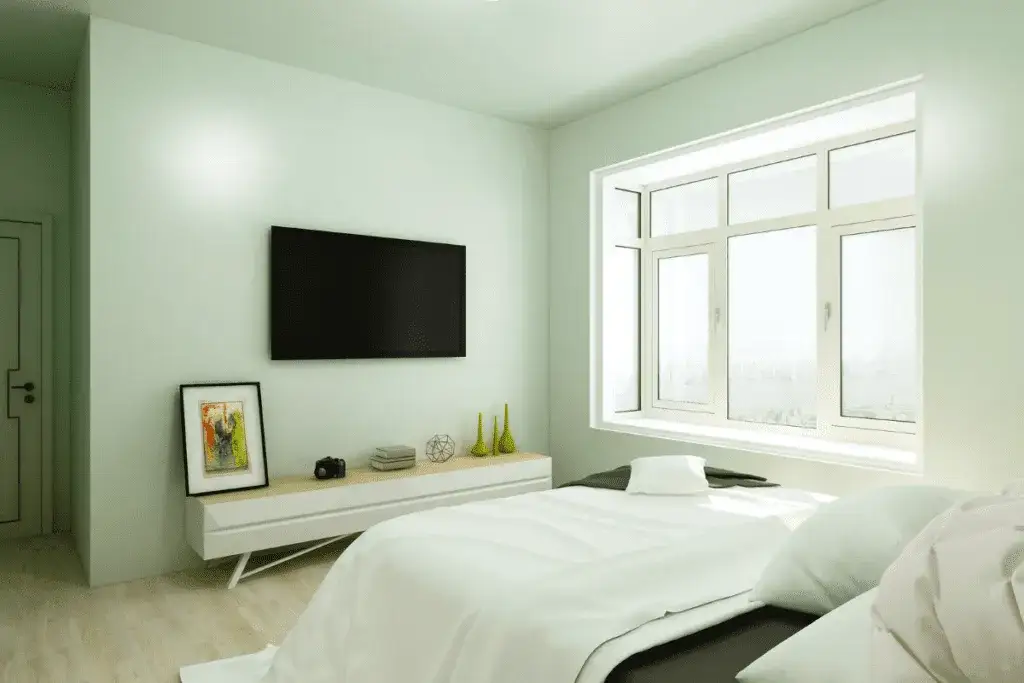Na jakiej wysokości telewizor w sypialni, aby uniknąć dyskomfortu?