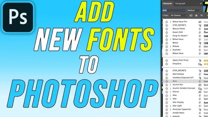 Jak wgrać font do Photoshopa i uniknąć najczęstszych błędów