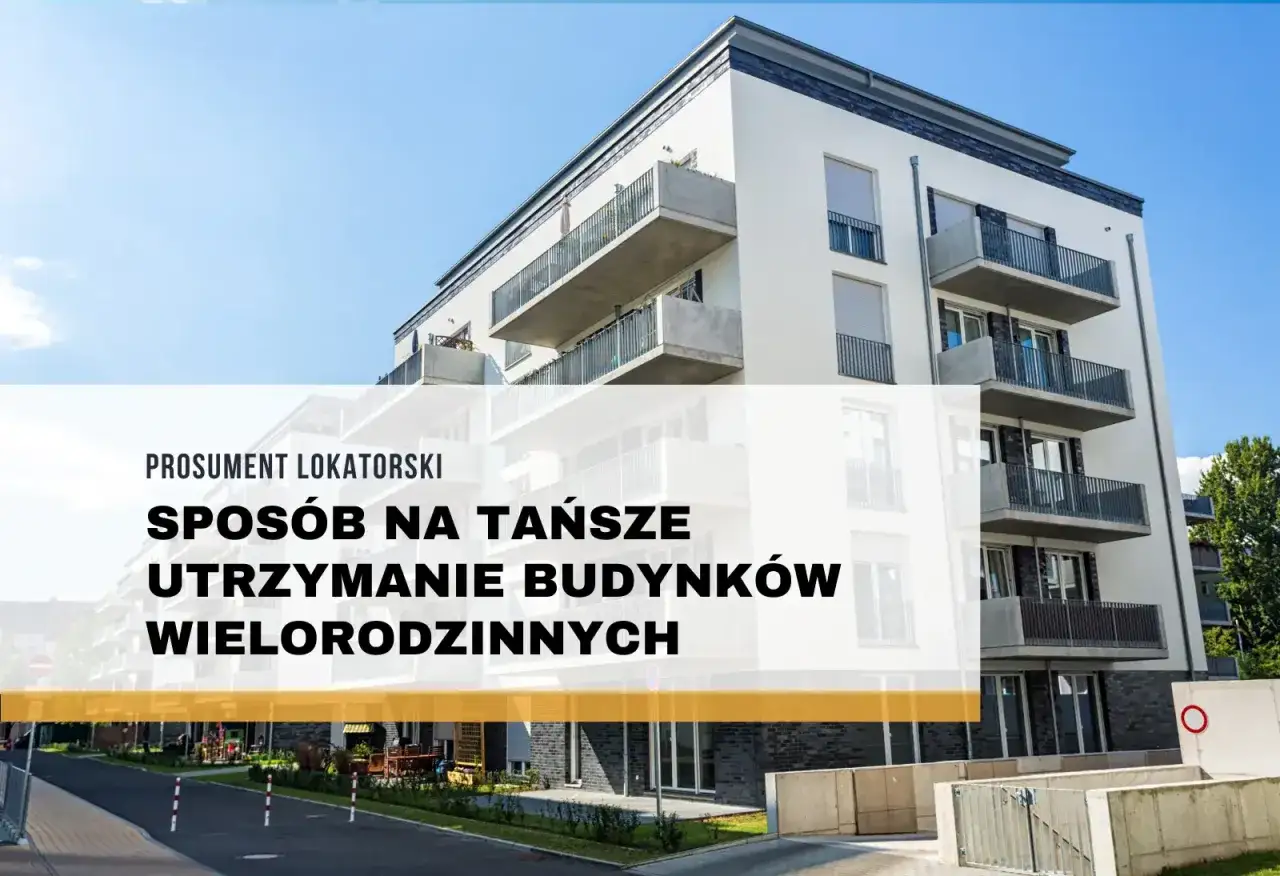 Nowoczesny budynek wielorodzinny. Prosumenci lokatorscy szukają sposobów na tańsze utrzymanie.