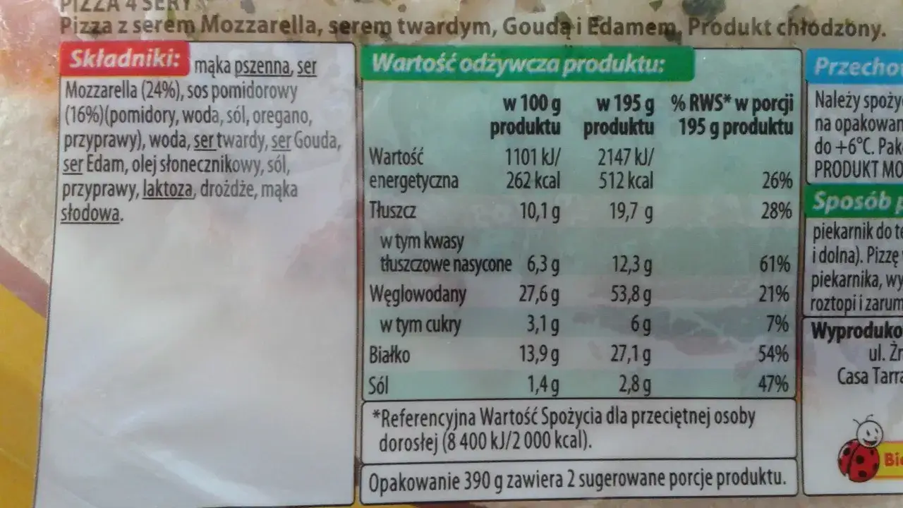 Ile kalorii ma pizza Guseppe 4 sery? Zaskakująca prawda!