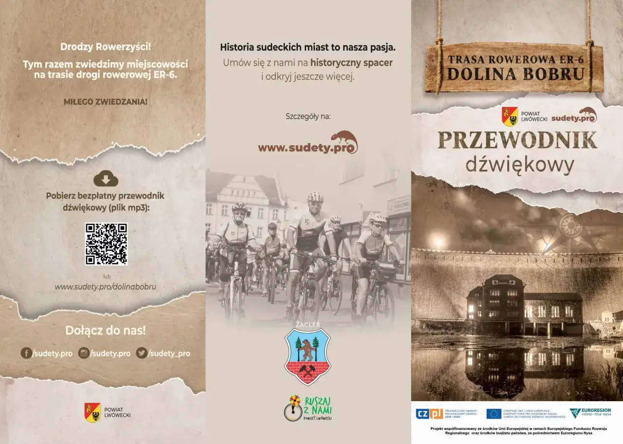Trasa rowerowa ER-6 Dolina Bobru zaprasza na dźwiękową podróż po Sudetach. Odkryj historię i piękno regionu.