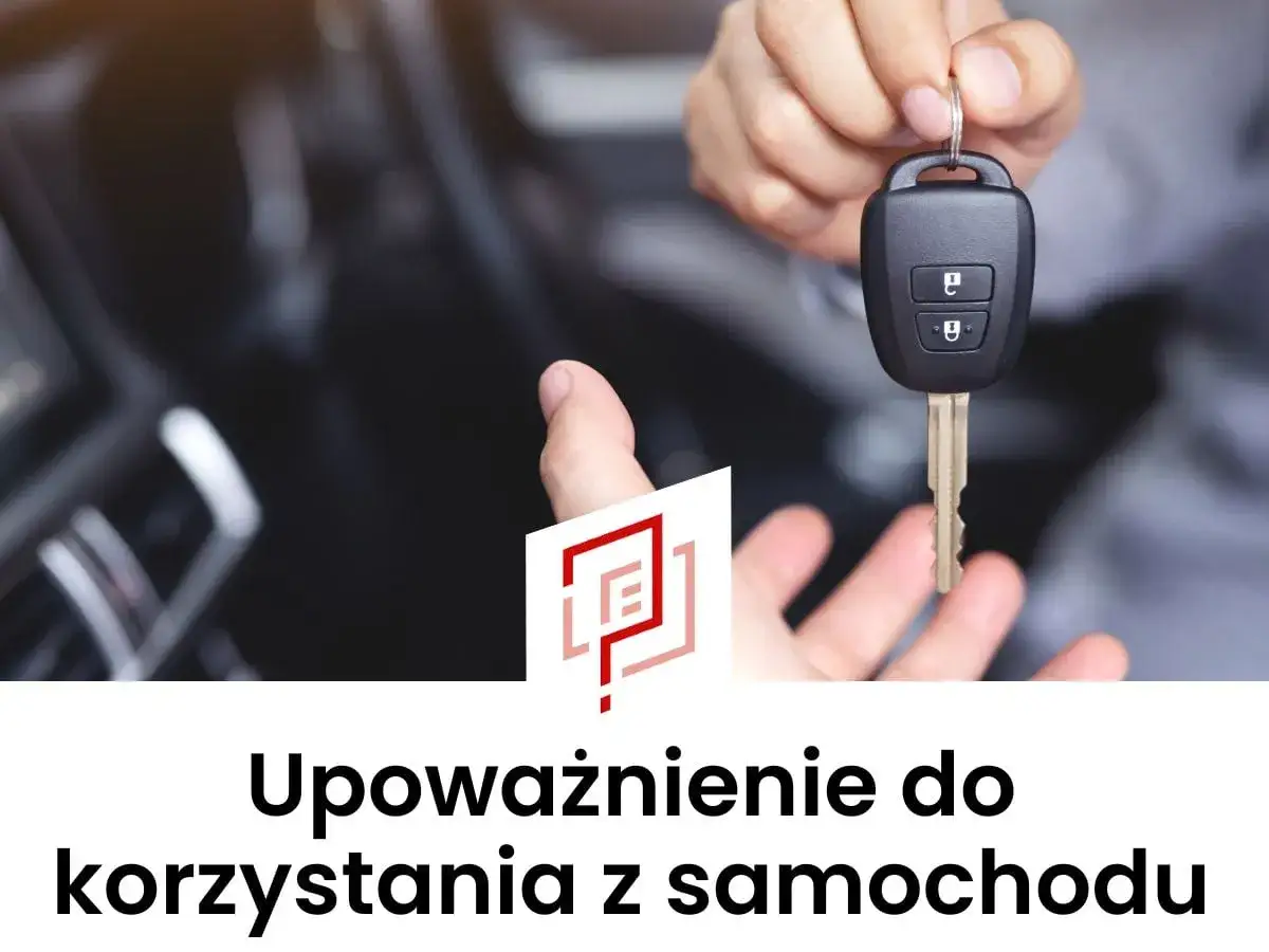 Wzór upoważnienia do wyjazdu samochodem na Ukrainę. Kluczyki samochodowe przekazywane z ręki do ręki.