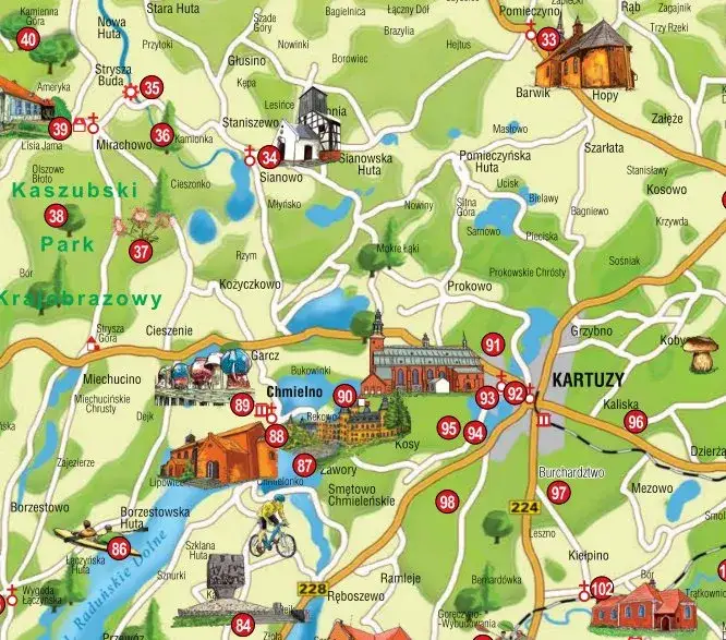 Atrakcje pomorskie: 5 skarbów regionu, których nie znasz! Mapa