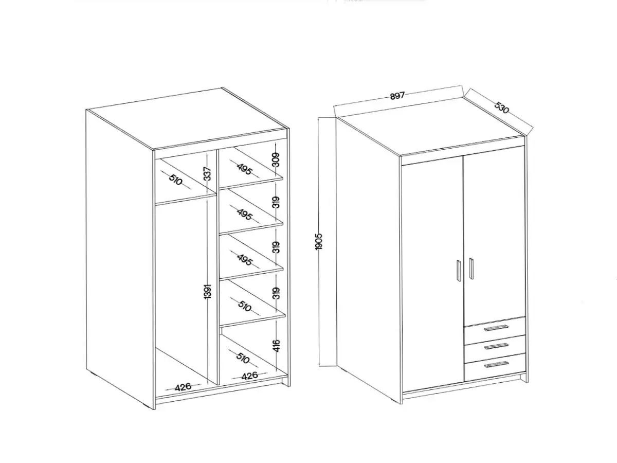 Jak odróżnić szafkę prawą od lewej - kluczowe cechy i wskazówki