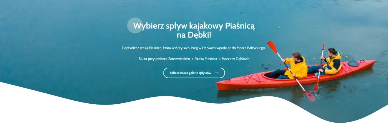 Spływ Piaśnicą do Dębek: Cennik, trasa, transport i porady