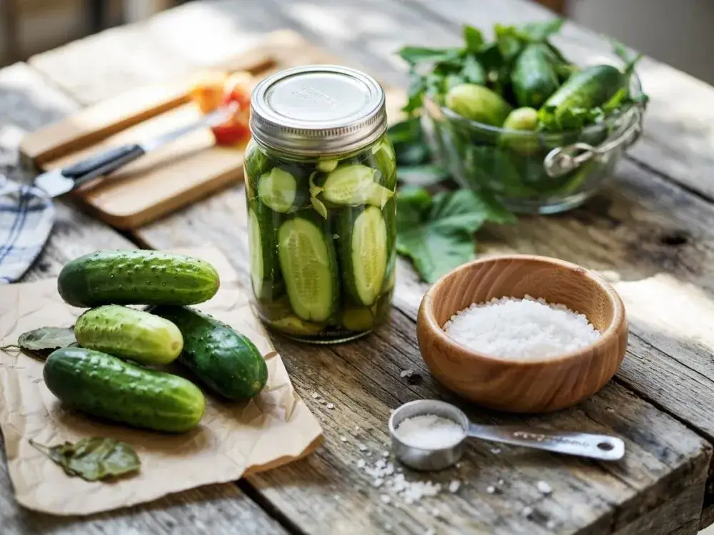 Ile soli do ogórków kiszonych, aby uniknąć nieudanych przetworów?
