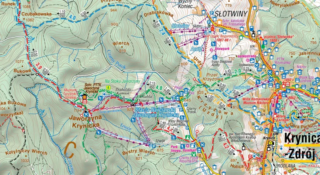 Krynica-Zdrój: Jakie góry? Beskid Sądecki, szlaki i Jaworzyna