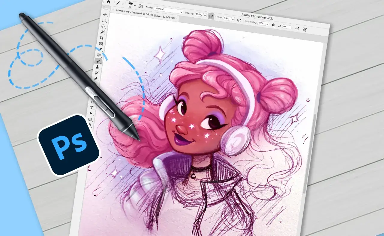 Rysowanie w Photoshopie: Twój pierwszy cyfrowy obraz krok po kroku