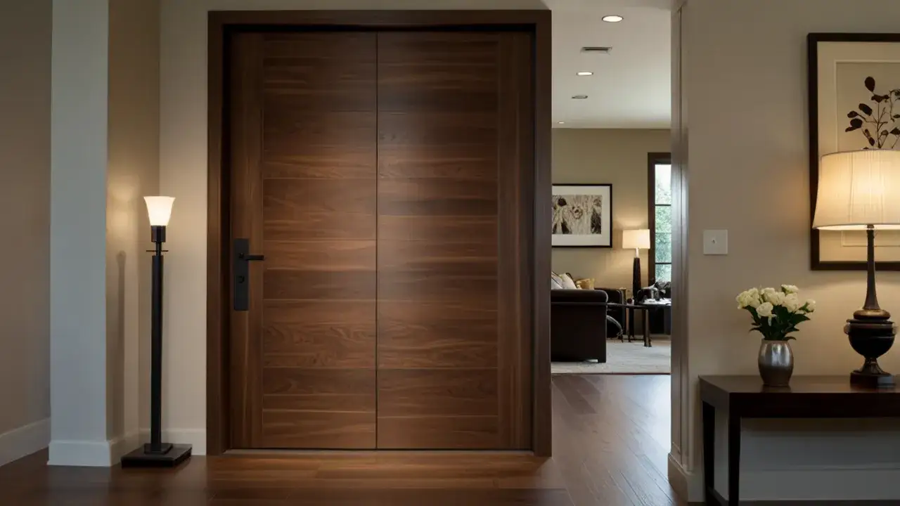Drzwi wewnętrzne orzech - kompletny poradnik wyboru i dopasowania do wnętrz