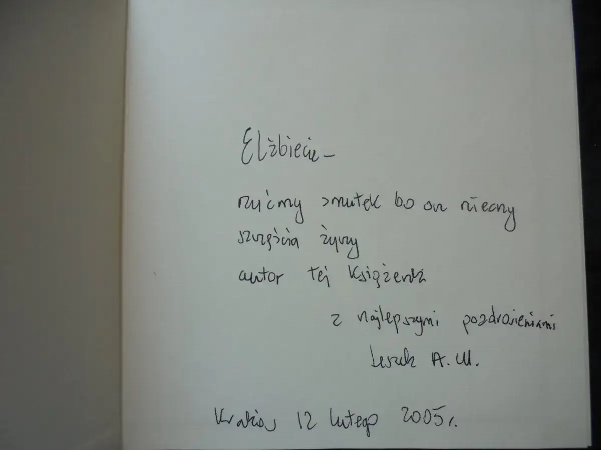 Jak się pisze ode mnie - zasady pisowni w dedykacjach i podpisach