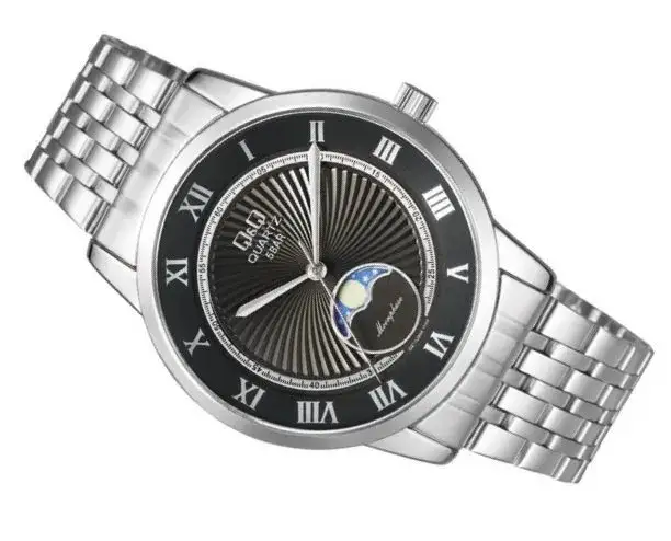 Zegarek męski z fazami księżyca - elegancja i funkcjonalność w jednym