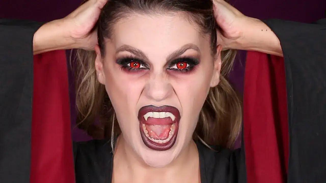 Vampir-Make-up: Meistere den Look von Blässe bis Blut!
