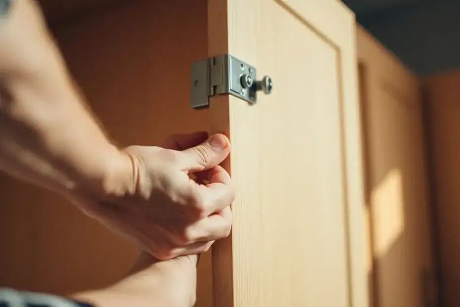 Jak wyregulować zawiasy w szafce, aby uniknąć problemów z drzwiami