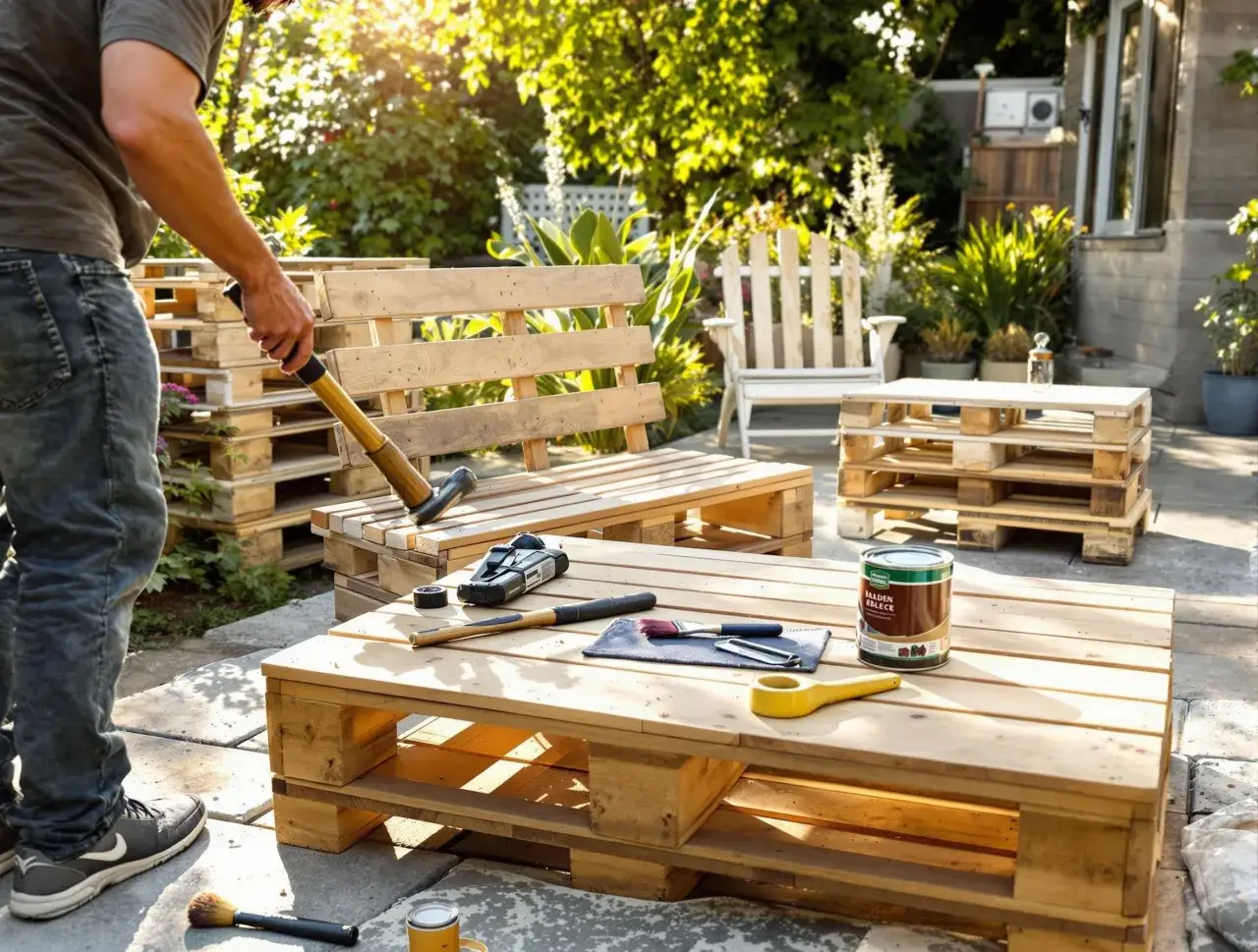 Jak zrobić krzesła z palet - proste kroki i praktyczne porady