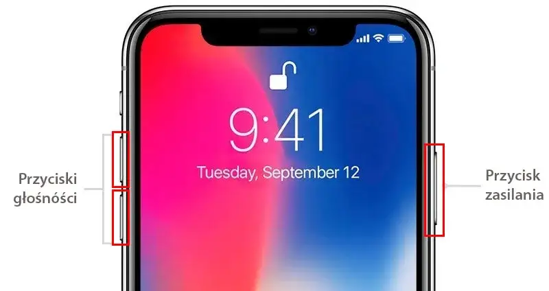 Wyłącz iPhone XS: Proste metody (standardowa i awaryjna)
