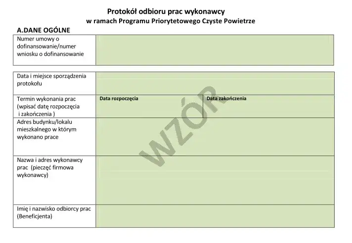 Protokół odbioru Czyste Powietrze: 5 błędów, które blokują dotacje