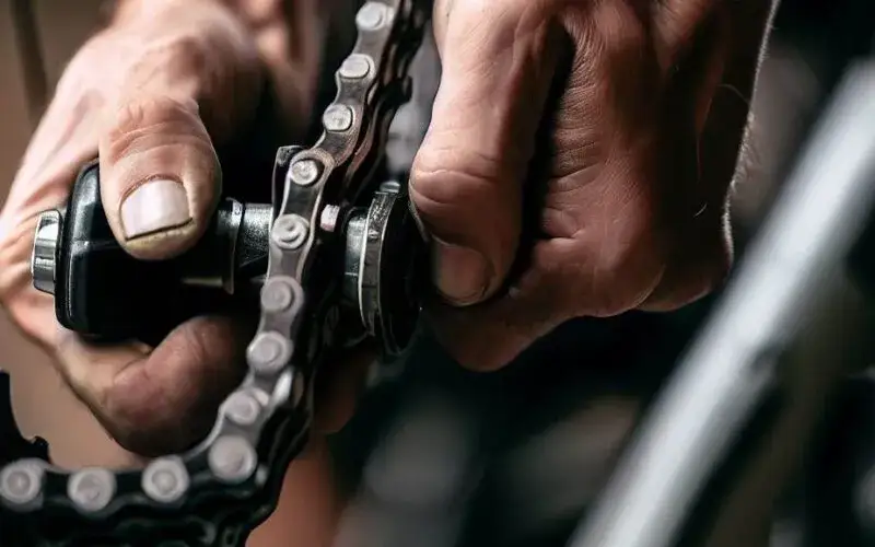 Jak naciągnąć łańcuch w rowerze z przerzutkami w piaście bez błędów