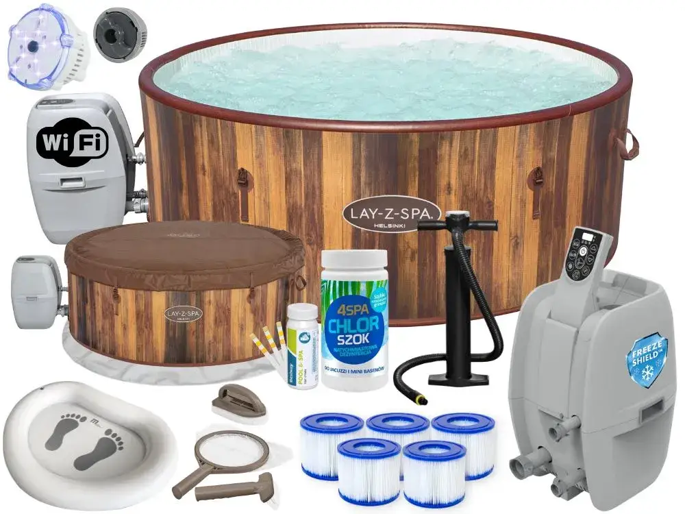 Najlepsze cechy spa Helsinki: Lay-Z-Spa, który zachwyca i relaksuje