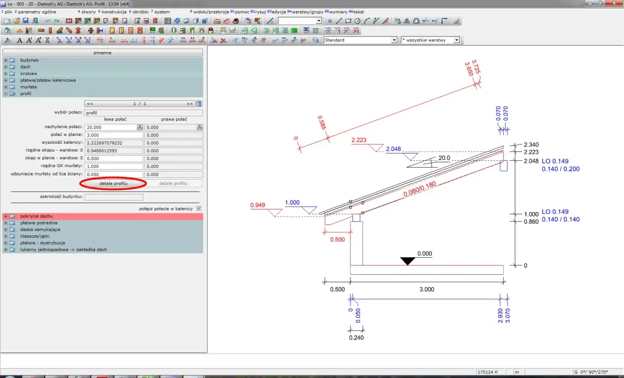 Jak długość okapu dachu w cm wpływa na komfort i koszty?