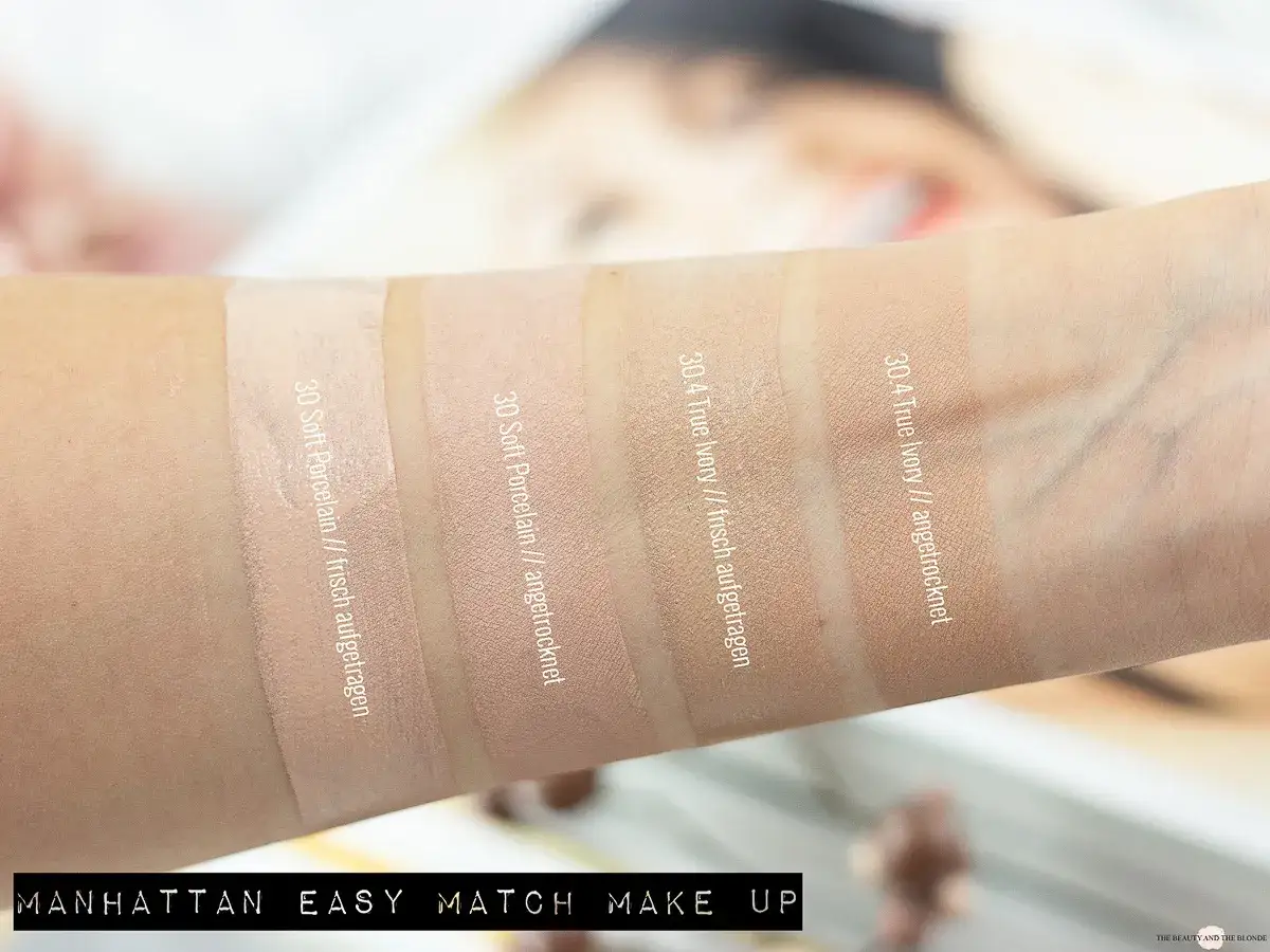 Manhattan Powder Mat Make Up Test: Mattes Finish für ölige Haut?