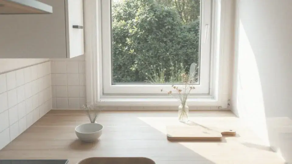 Okno nad blatem w kuchni: zalety, wady i praktyczne porady