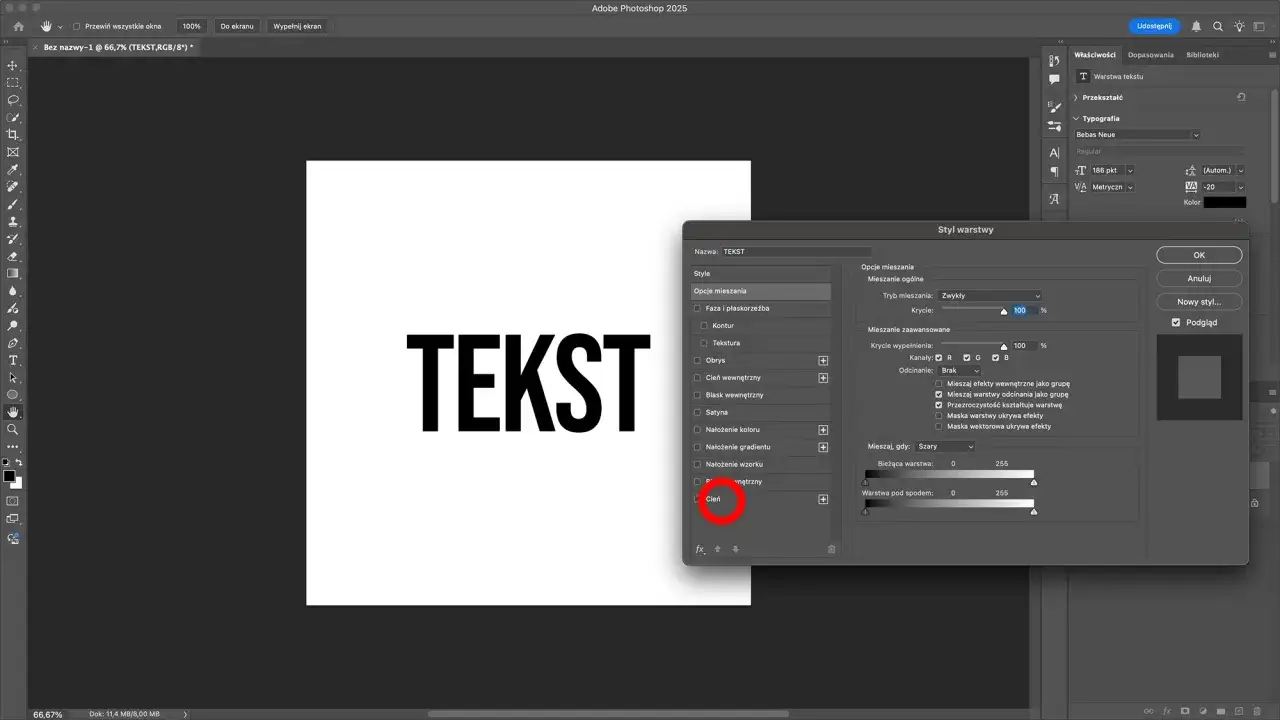 Opanuj tekst w Photoshopie: Edycja, efekty i triki