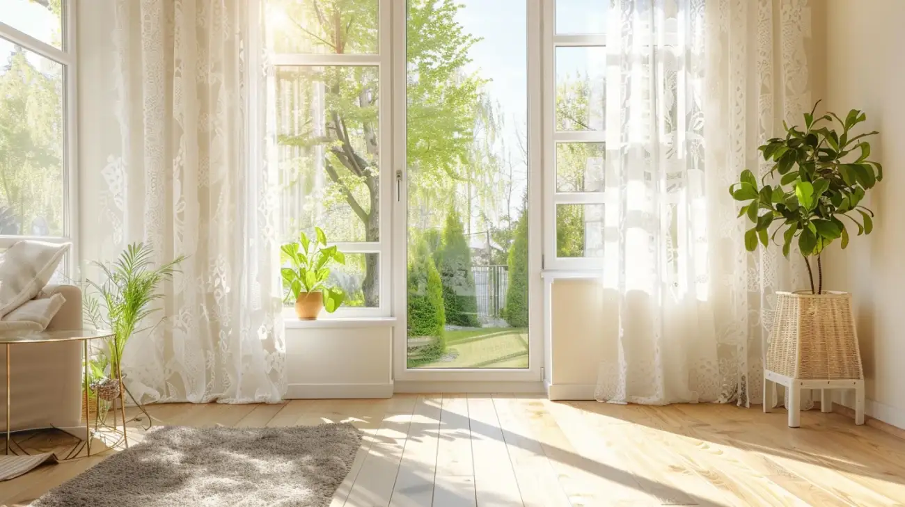 Zazdrostki - na jakiej wysokości je zawiesić w oknie?