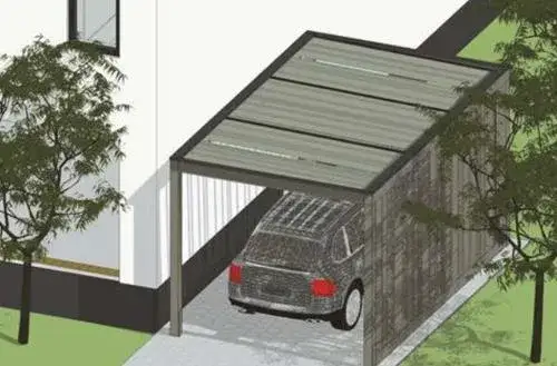 5 inspirujących projektów wiaty z garażem. Który pasuje do domu?