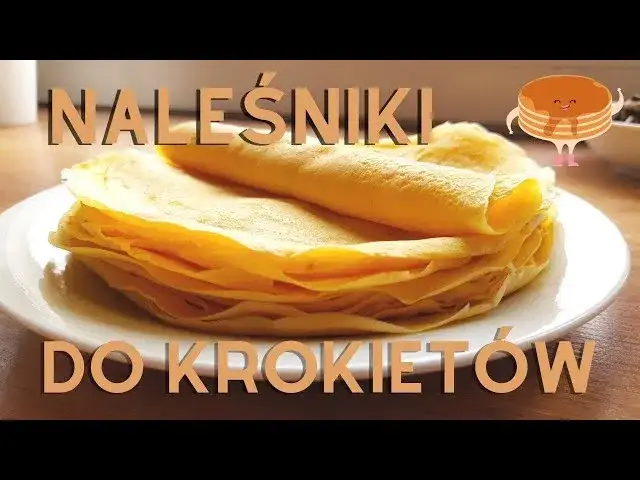 Przepis na ciasto na krokiety | pyszne naleśniki do panierowania