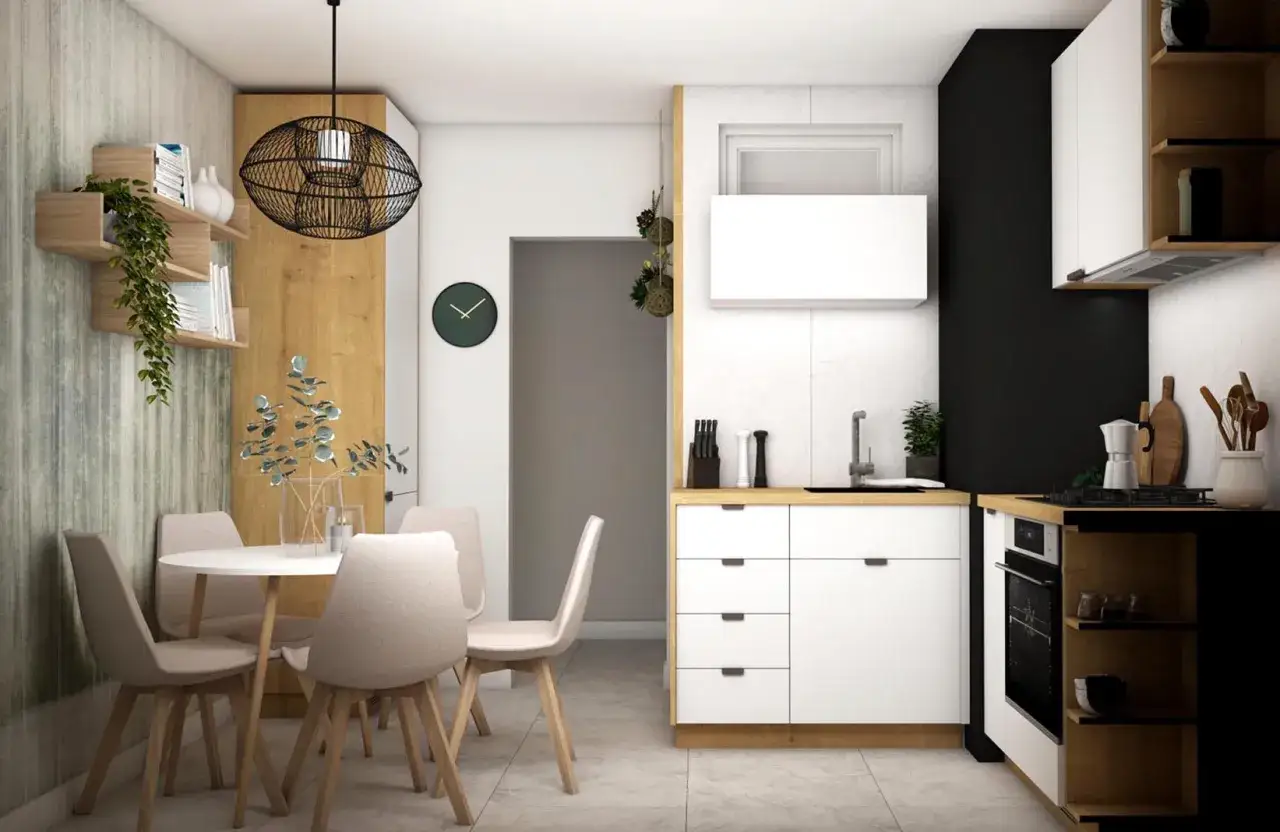 Jak urządzić przechodnią kuchnię, aby zyskać więcej przestrzeni i stylu