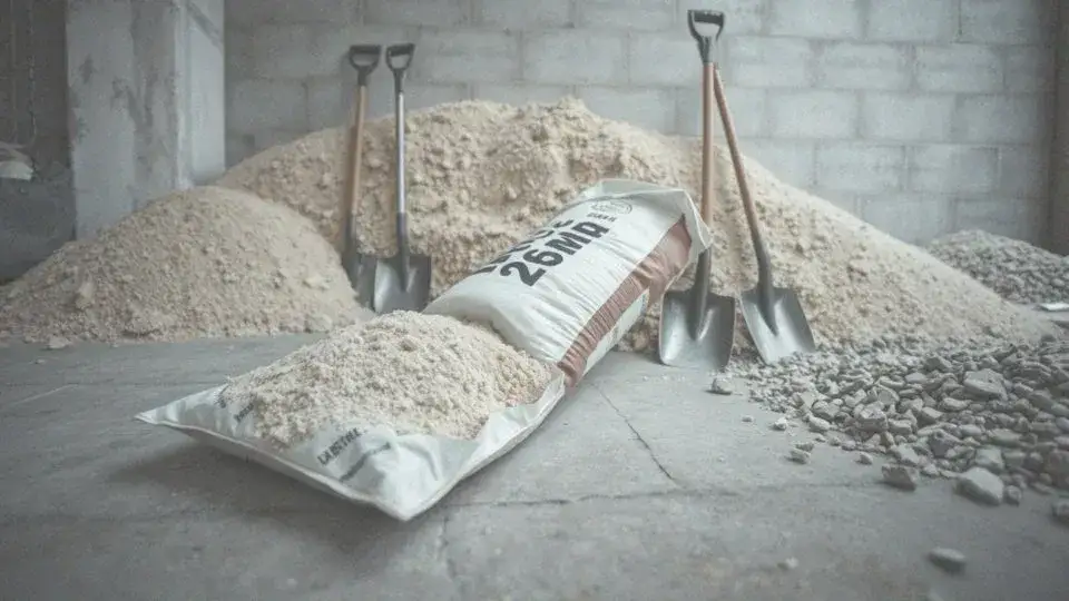 Ile łopat piasku na worek cementu 25 kg? Sprawdź idealne proporcje