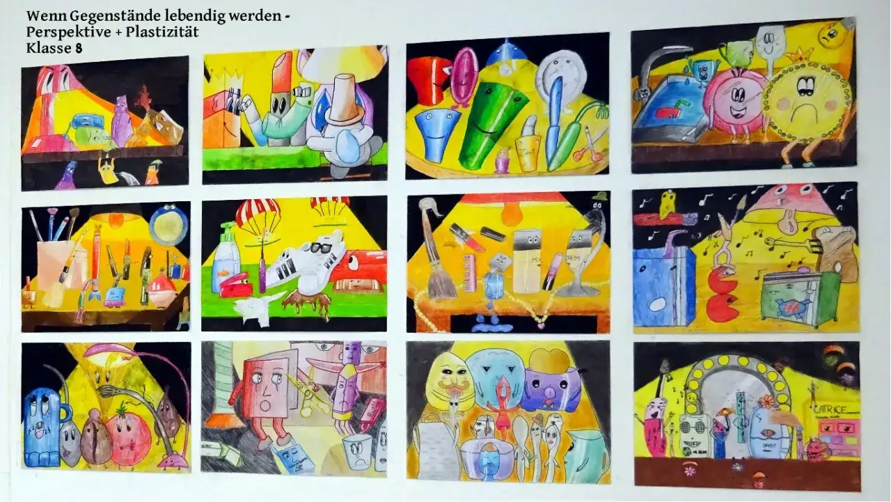 Kreative kunstideen für den unterricht: Vielfältige Projekte für alle Klassen